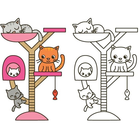 Kleurboek Happy coloring - Vrolijke dieren