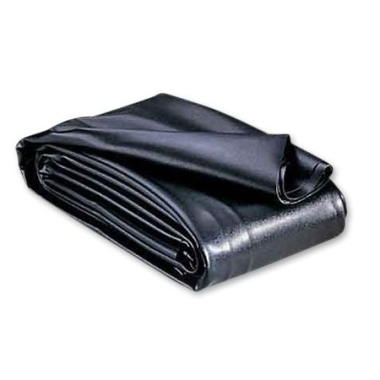 Vijverfolie 0.5mm 6x25 zwart pvc