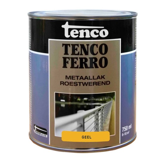 Metaallak TencoFerro 404 geel 750ml Metaallak TencoFerro 404 geel 750ml