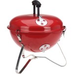 BBQ Barbecue Bolvorm met deksel 37cm BBQ Barbecue Bolvorm met deksel 37cm
