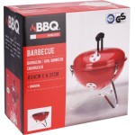 BBQ Barbecue Bolvorm met deksel 37cm BBQ Barbecue Bolvorm met deksel 37cm