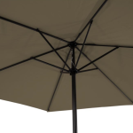 Parasol Gemini taupe 3 meter Parasol Gemini taupe 3 meter