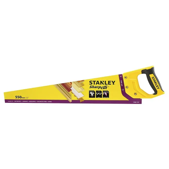 Stanley Handzaag Sharpcut 11TPI 22x550mm Heavy Duty SAW 24 X Stanley Handzaag Sharpcut 11TPI 22x550mm Heavy Duty SAW 24 X