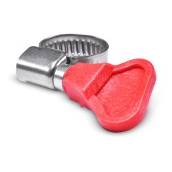 Slangklem met vleugelmoer 10mm tot 16mm verzinkt