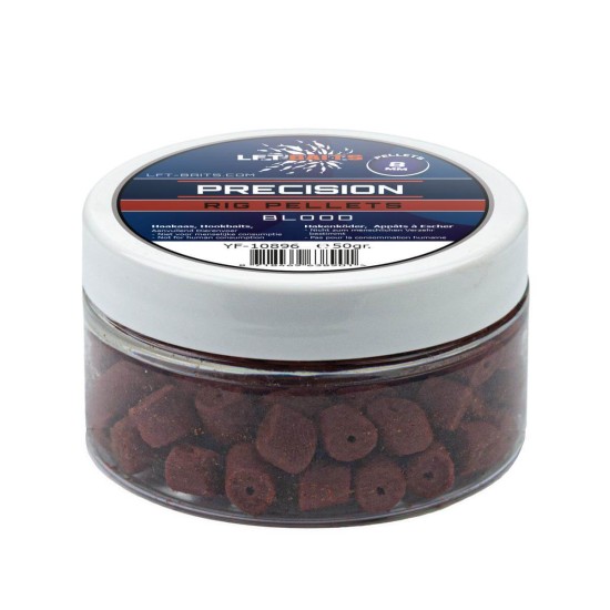 LFT Precision Hook Baits 8mm Blood Rig Pellets 50gr LFT Precision Hook Baits 8mm Blood Rig Pellets 50gr