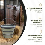 Excellent Horse Vouwbare Emmer Groen Excellent Horse Vouwbare Emmer Groen