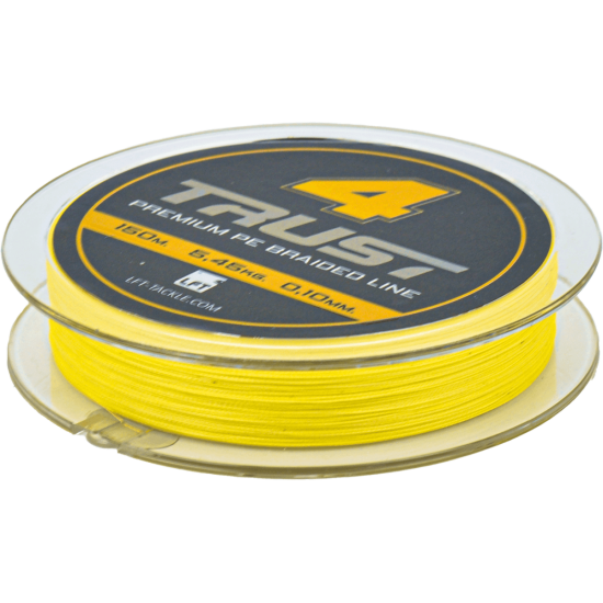 Vislijn LFT Trust 4-Braid PE Yellow 150m 0,16mm