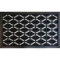 Deurmat Armada black 45x75cm