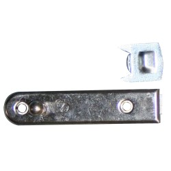 QlinQ meubelschuif 70mm vernikkeld rond QlinQ meubelschuif 70mm vernikkeld rond