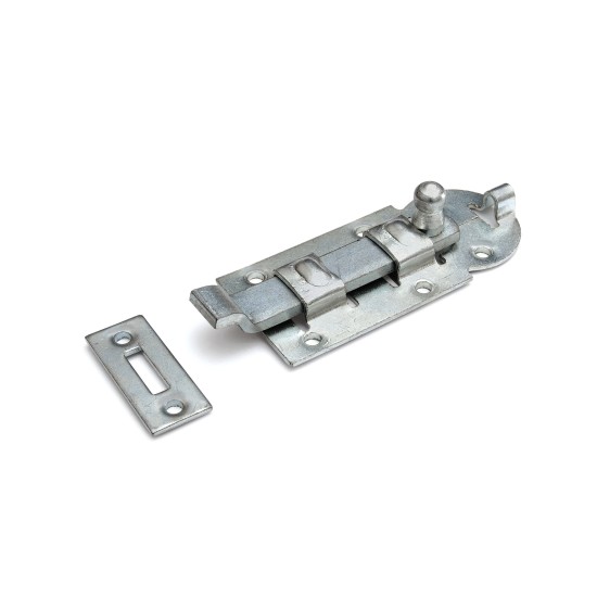Rolschuif met bocht 120mm verzinkt Rolschuif met bocht 120mm verzinkt