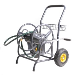 Slangenwagen haspelwagen met 2 luchtbandwielen