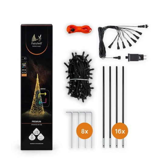 Fairybell Premium Luminous Switch 6 meter 2048Led Fairybell Premium Luminous Switch 6 meter 2048Led