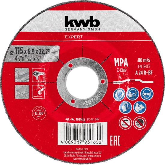 KWB afbraamschijf Ø125 x 6mm