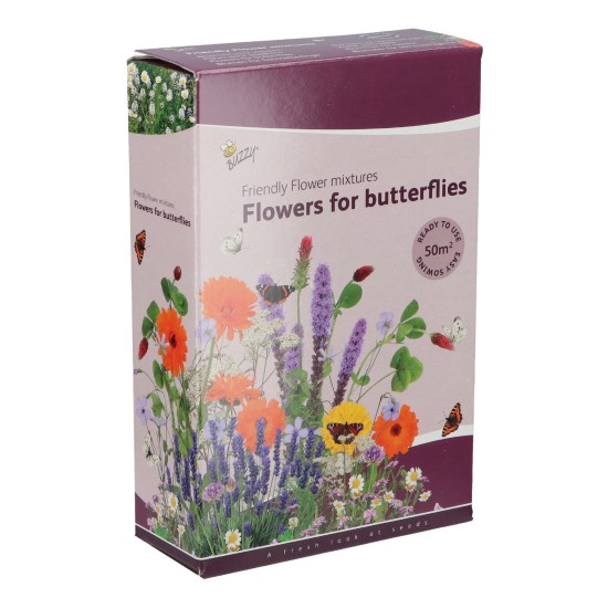 Strooidoosje Friendly Flowers Vlinders Laag 50m² Strooidoosje Friendly Flowers Vlinders Laag 50m²