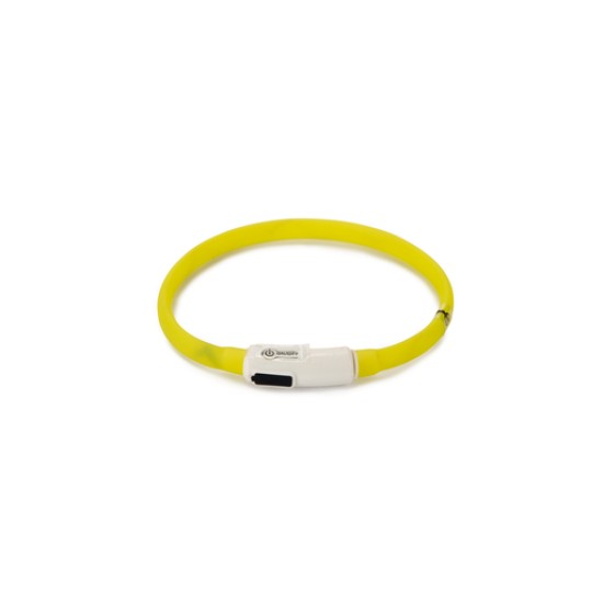 Siliconen hondenhalsband Dogini USB Geel 35cm Siliconen hondenhalsband Dogini USB Geel 35cm