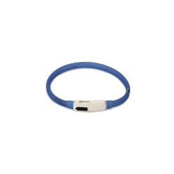 Siliconen hondenhalsband Dogini USB Blauw 35cm Siliconen hondenhalsband Dogini USB Blauw 35cm