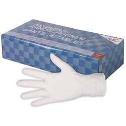 Wegwerphandschoenen Latex 100st