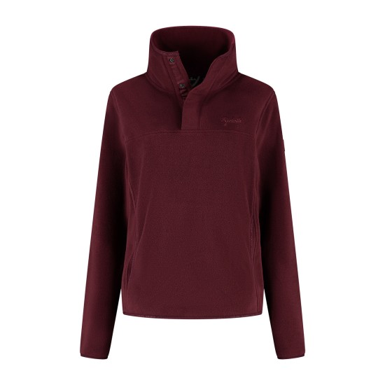 Kjelvik Fleece sweater Gilia Burgundy
