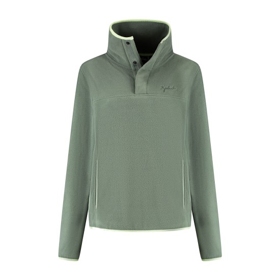 Kjelvik Fleece sweater Gilia Light Green Kjelvik Fleece sweater Gilia Light Green