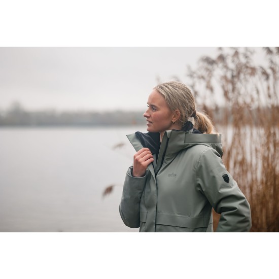 Kjelvik dames winterjas Swaan green Kjelvik dames winterjas Swaan green