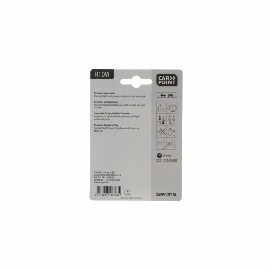 Autolamp 12V R10W Carpoint Premium 2st
