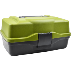 LFT Viskoffer 2-TrayTacklebox Black Green