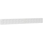 Afsluitbaar ventilatierooster 370x40mm wit Afsluitbaar ventilatierooster 370x40mm wit