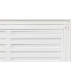 Luxe afsluitbaar ventilatieroost 250x200mm wit