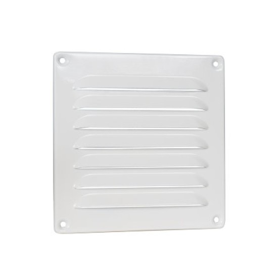 Nedco schoepenrooster wit 160x160mm Nedco schoepenrooster wit 160x160mm