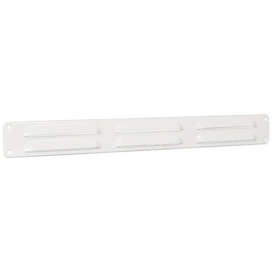 Schoepenrooster wit 370x40mm Nedco