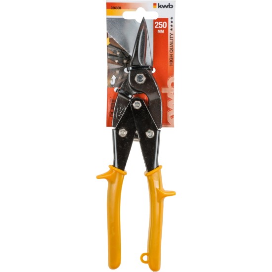 KWB blikschaar Geel/recht 250mm