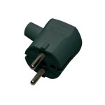 Stekker Haaks +RA zwart +TULE KAISER