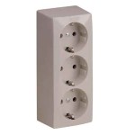 Opbouw 3voudig stopcontact +RA