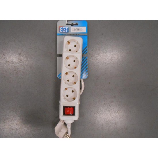 TAFELCONTACTDOOS 4VOUDIG +RA 1,5 METER