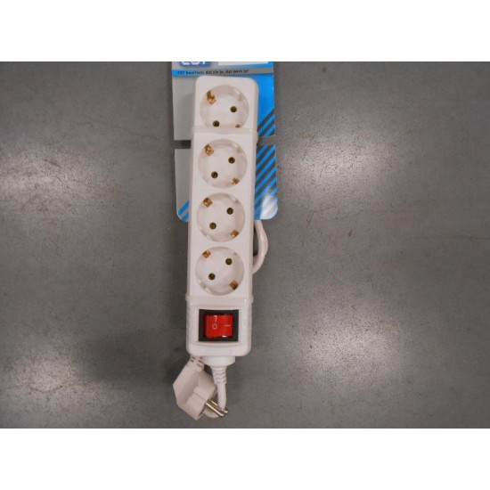 Stekkerdoos viervoud +RA 3m