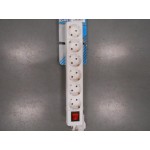 Stekkerdoos zesvoud +RA 3m