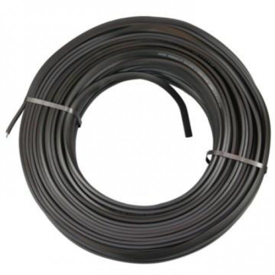 Prikkabel 2x1.5 zwart