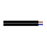 Prikkabel 2x1.5 zwart