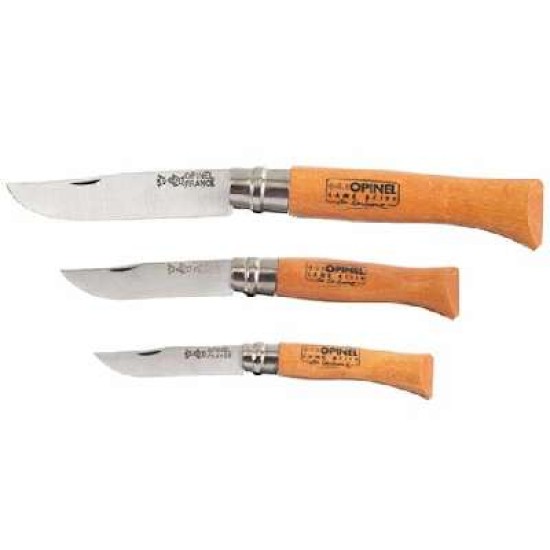 Opinel zakmes Carbon 210mm Koolstofstaal/hout