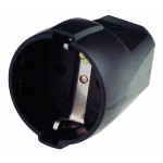 Contrastekker +RA zwart