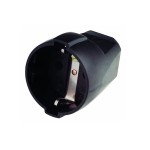 Contrastekker +RA zwart