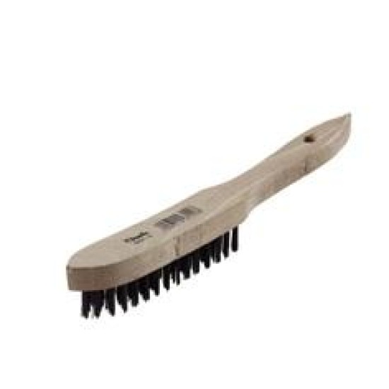 Staaldraadborstel 4rij