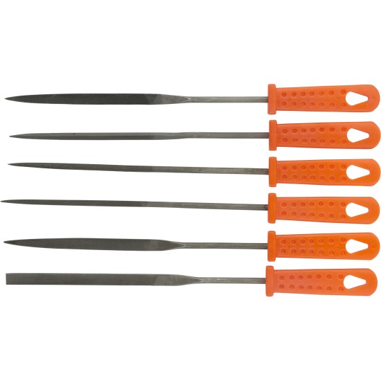 Sleutelvijlenset 120 MM 6-delig