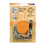 Spanband met ratel 2 haken 3,5 meter