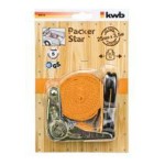 Spanband met ratel 2 haken 3,5 meter