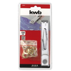 Zeilringenset messing 10mm