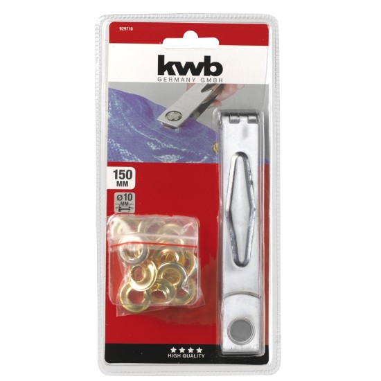 Zeilringen messing 10mm