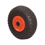 Steekwagenwiel 300-4 PVC velg