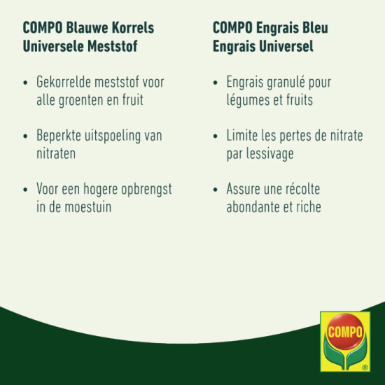 Compo universele meststof blauw 2kg