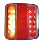 Led achterlicht 11x11cm 12 Volt